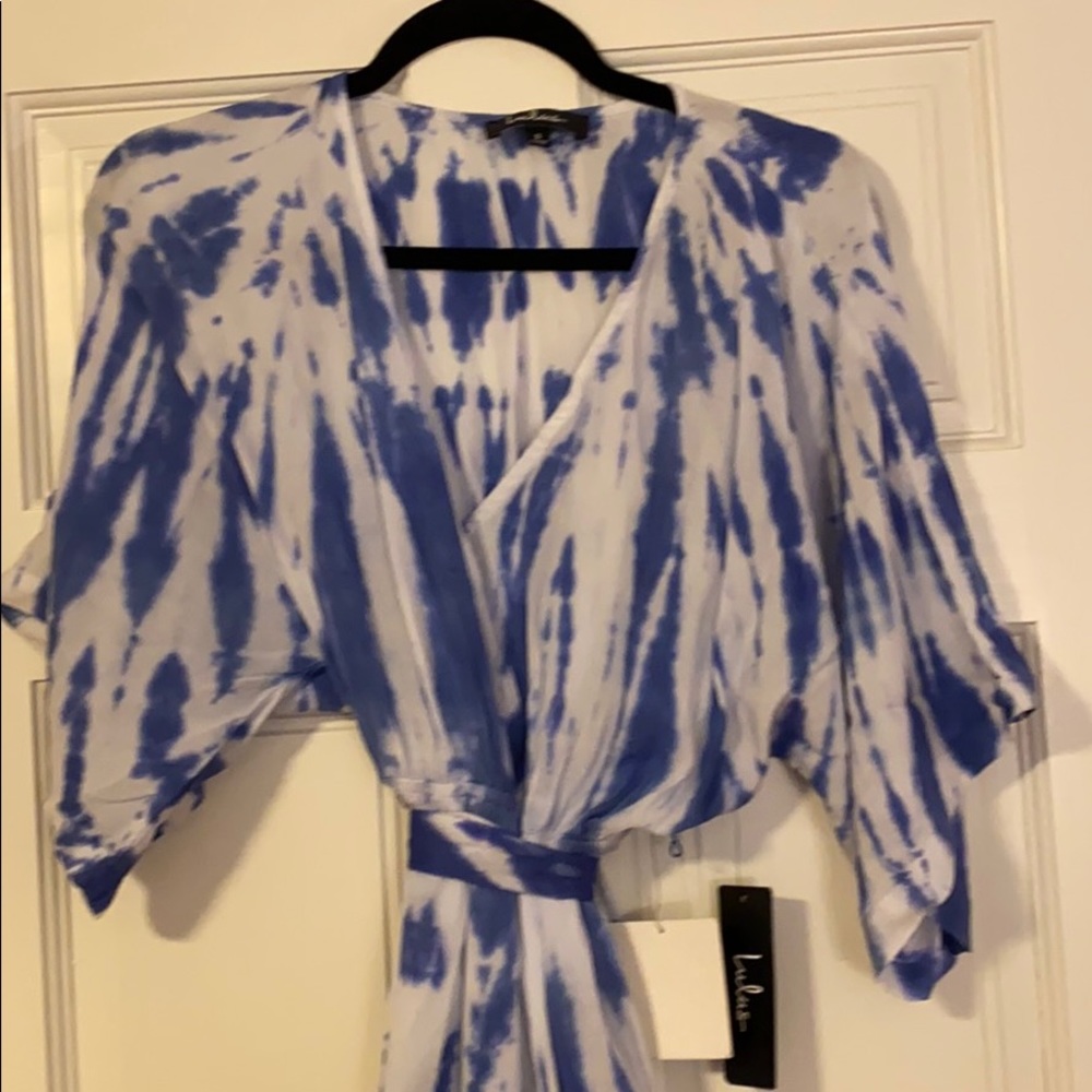 Tie dye maxi dress